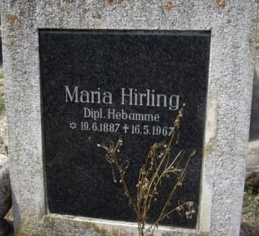 Hirling Maria 1887-1967 Grabstein